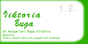 viktoria buga business card